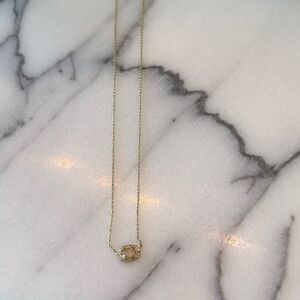 Kendra Scott Gold Chelsea Rose Quartz
Pendant Necklace
